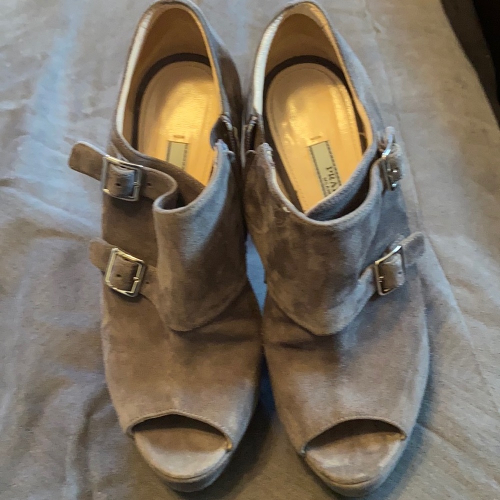 Prada Gray Booties